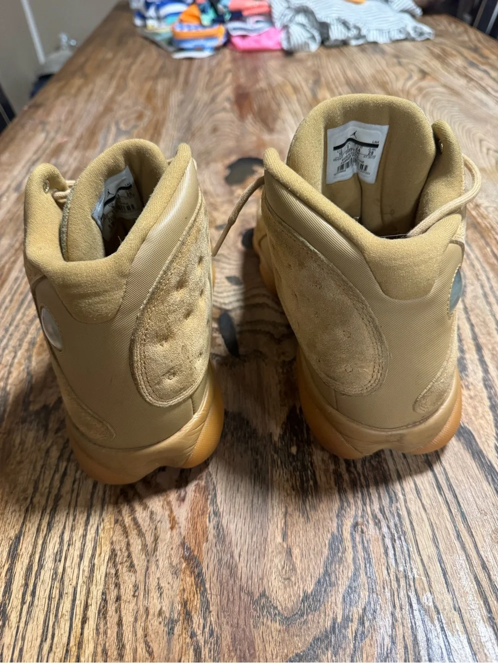 Jordan 13 Retro Wheat Suede Sneakers Men’s Size 10  Shoes 414571-705
